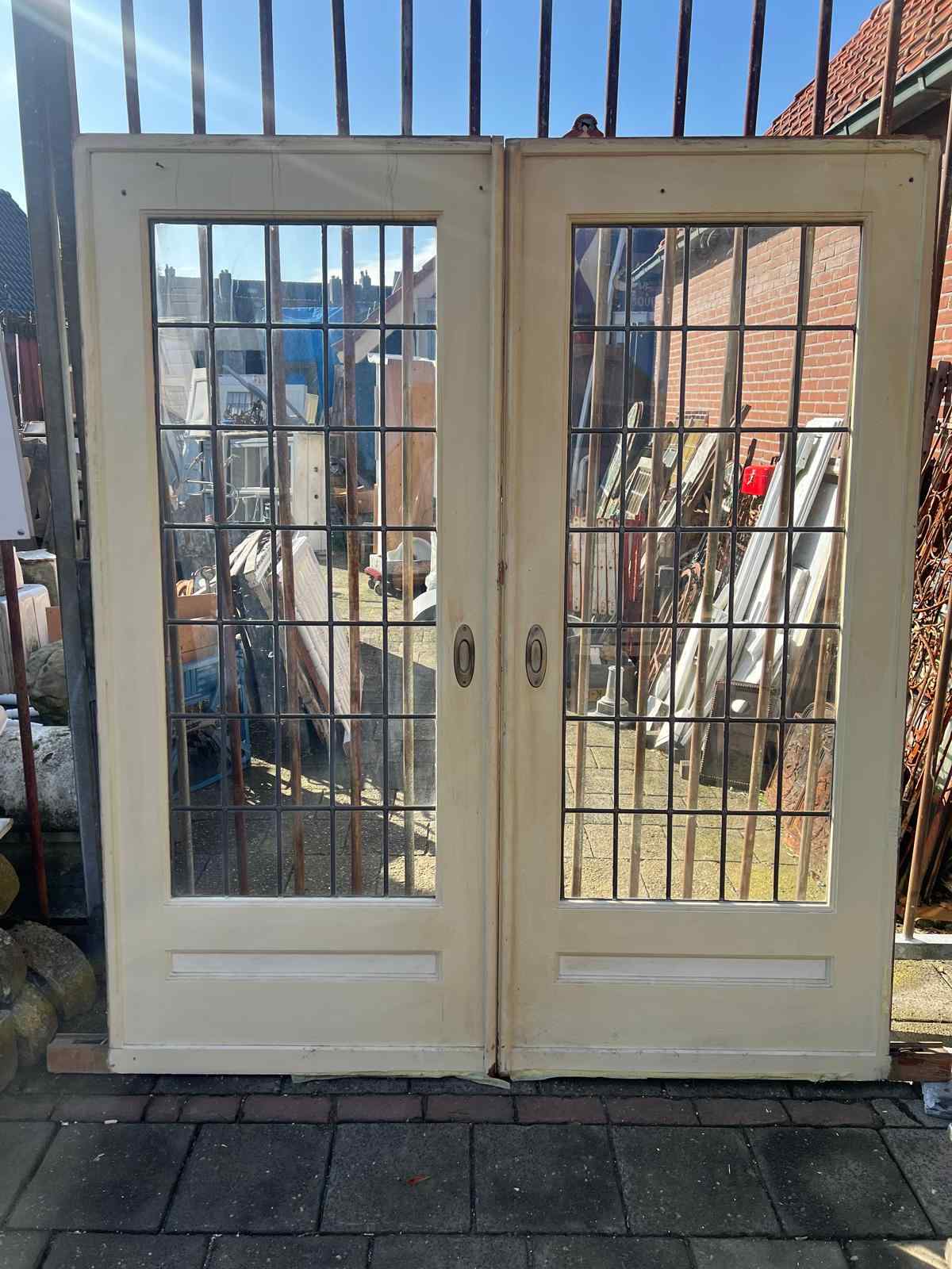 Suite deuren - glas in lood